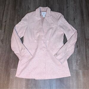 House of Harlow 1960 Jacquard Blazer | Blush Pink | XS